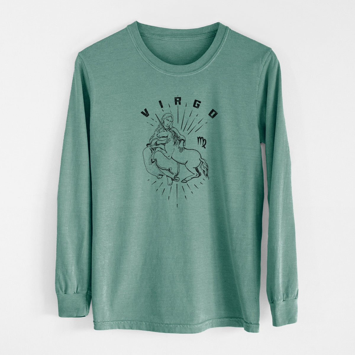 Virgo - Maiden - Men's Heavyweight 100% Cotton Long Sleeve