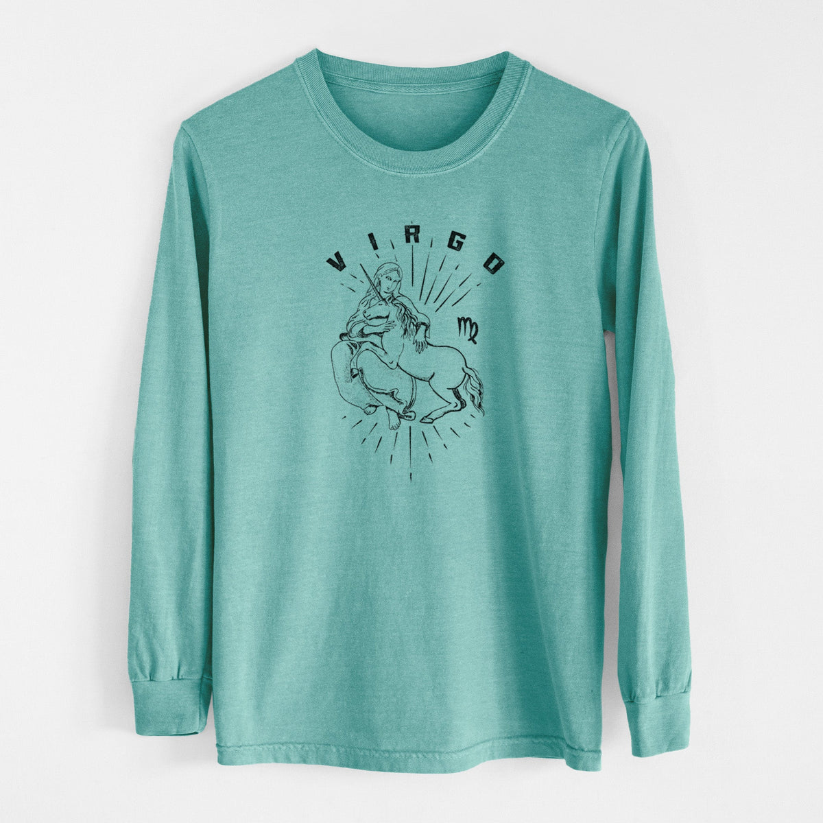 Virgo - Maiden - Men's Heavyweight 100% Cotton Long Sleeve
