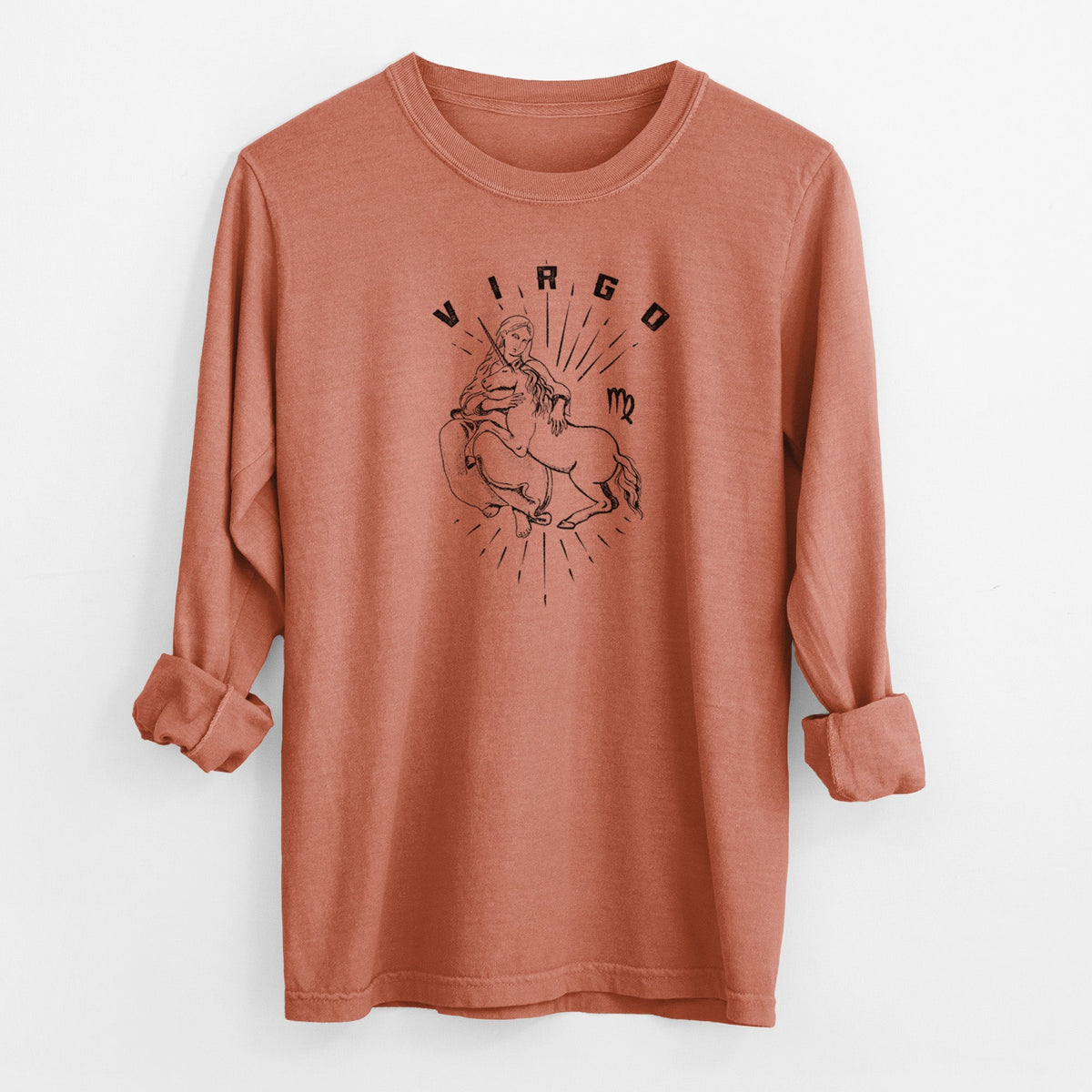 Virgo - Maiden - Men's Heavyweight 100% Cotton Long Sleeve