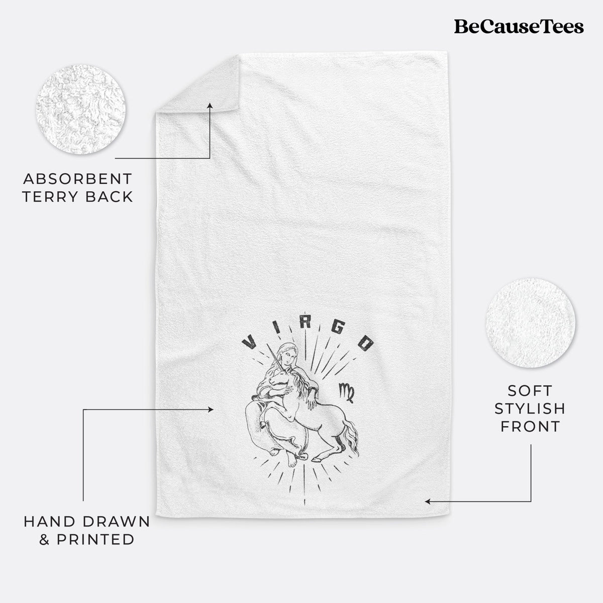 Virgo - Maiden Premium Decorative Hand Towel